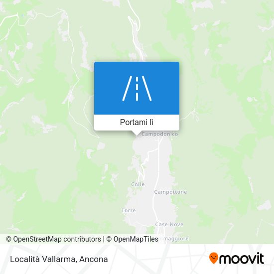 Mappa Località Vallarma