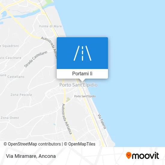 Mappa Via Miramare
