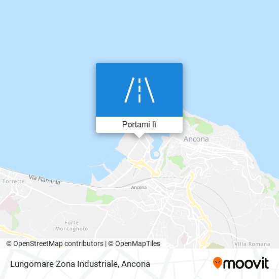 Mappa Lungomare Zona Industriale