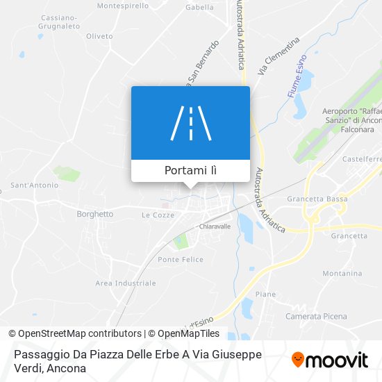 Mappa Passaggio Da Piazza Delle Erbe A Via Giuseppe Verdi