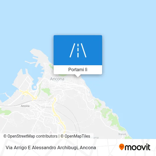 Mappa Via Arrigo E Alessandro Archibugi