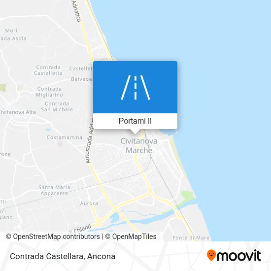 Mappa Contrada Castellara