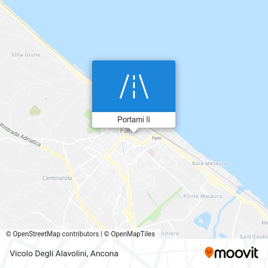 Mappa Vicolo Degli Alavolini