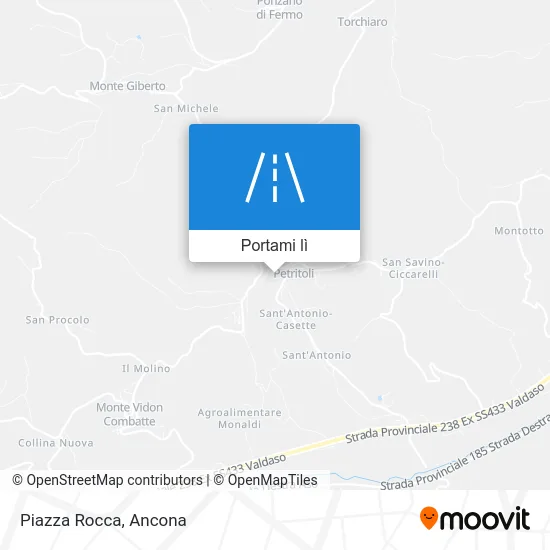 Mappa Piazza Rocca