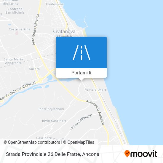 Mappa Strada Provinciale 26 Delle Fratte
