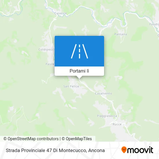 Mappa Strada Provinciale 47 Di Montecucco