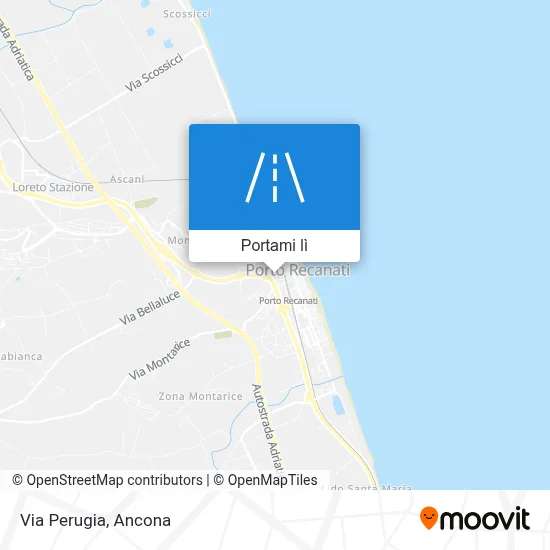 Mappa Via Perugia