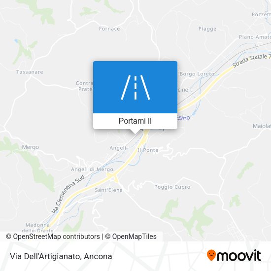 Mappa Via Dell'Artigianato