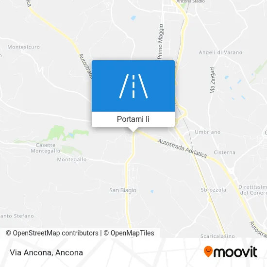 Mappa Via Ancona