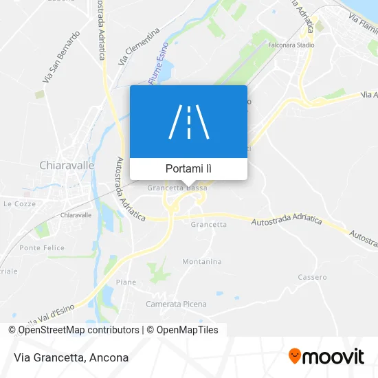 Mappa Via Grancetta