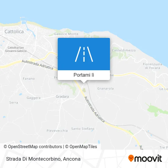 Mappa Strada Di Montecorbino