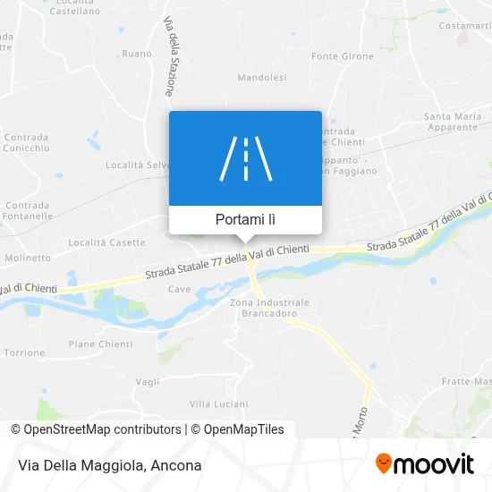Mappa Via Della Maggiola