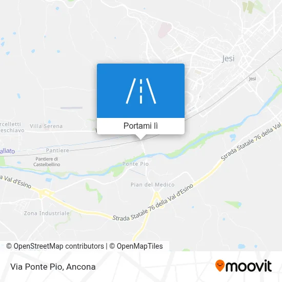 Mappa Via Ponte Pio
