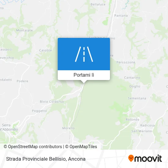 Mappa Strada Provinciale Bellisio