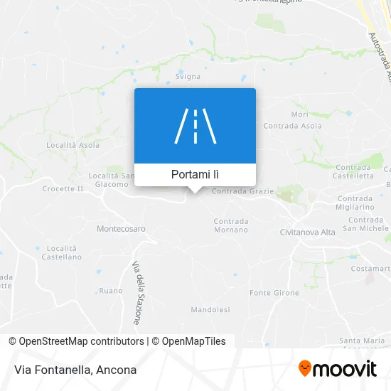 Mappa Via Fontanella