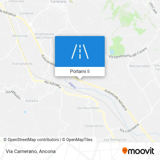 Mappa Via Camerano