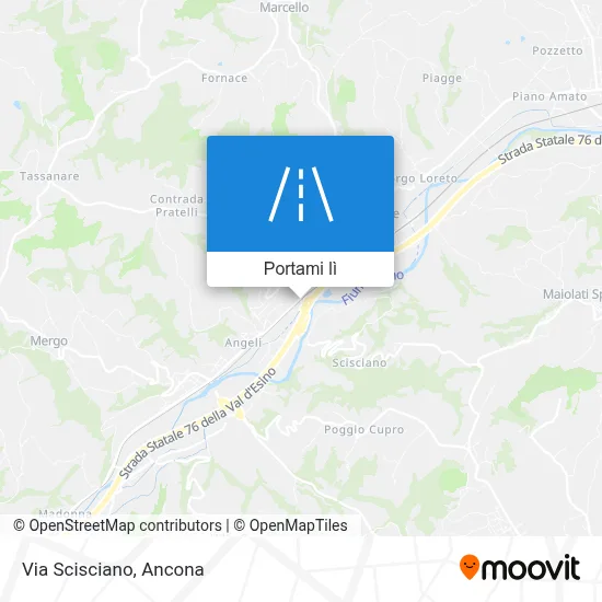 Mappa Via Scisciano