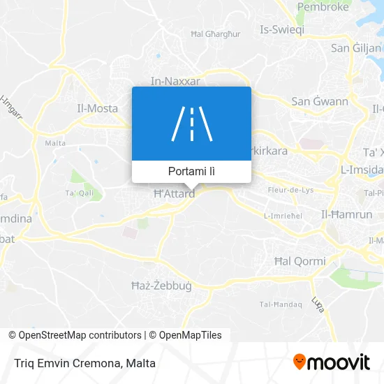 Mappa Triq Emvin Cremona