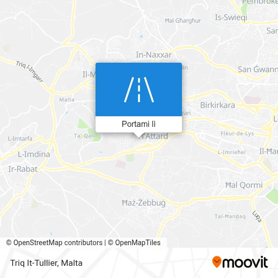 Mappa Triq It-Tullier