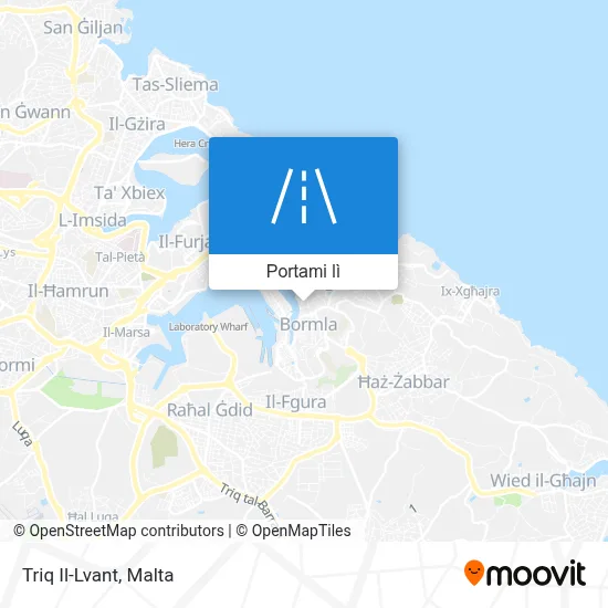 Mappa Triq Il-Lvant