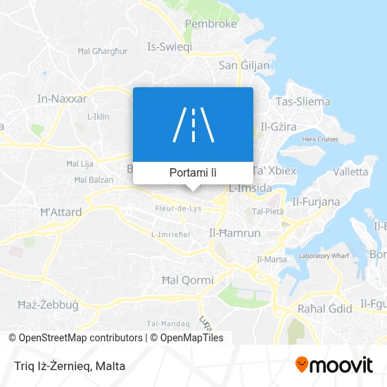 Mappa Triq Iż-Żernieq