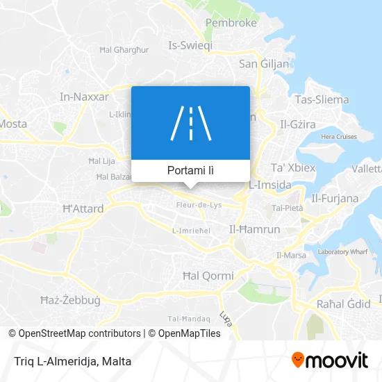 Mappa Triq L-Almeridja