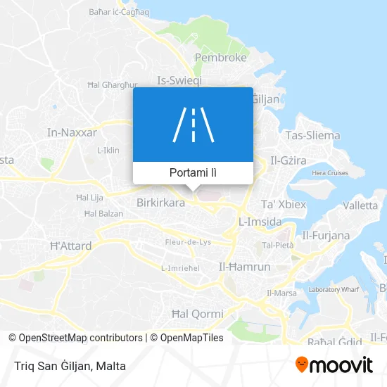 Mappa Triq San Ġiljan