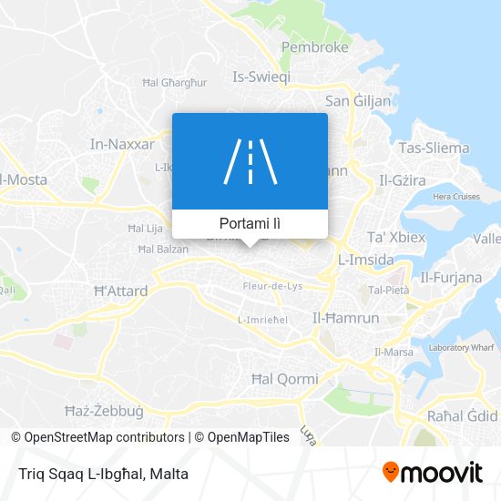 Mappa Triq Sqaq L-Ibgħal