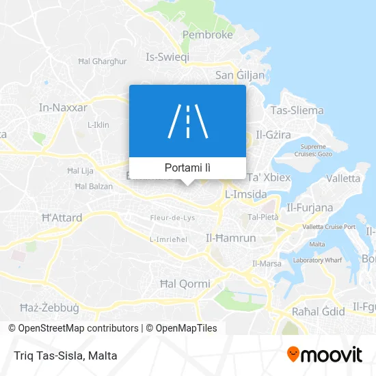 Mappa Triq Tas-Sisla