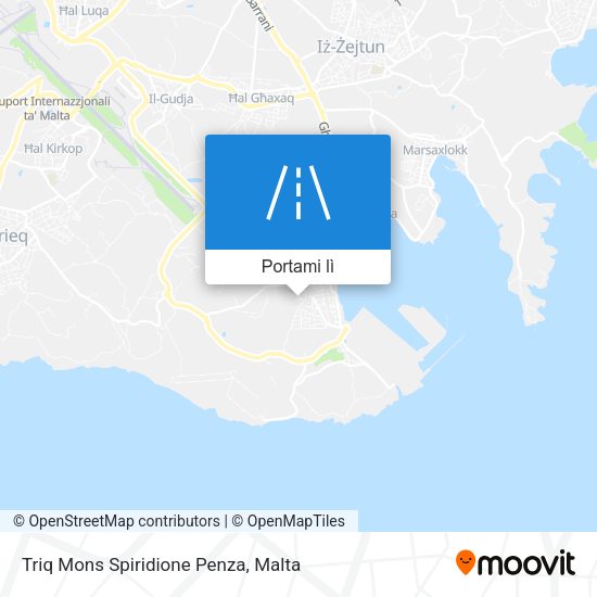 Mappa Triq Mons Spiridione Penza