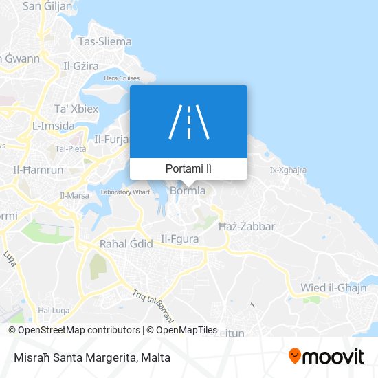 Mappa Misraħ Santa Margerita