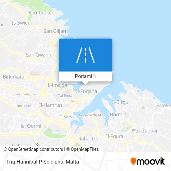 Mappa Triq Hannibal P Scicluna