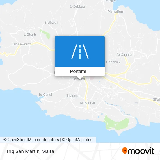 Mappa Triq San Martin