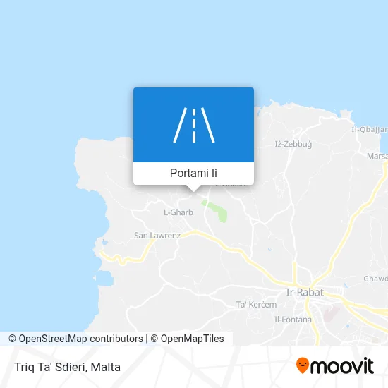 Mappa Triq Ta' Sdieri