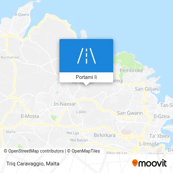 Mappa Triq Caravaggio