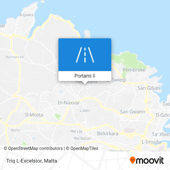 Mappa Triq L-Excelsior