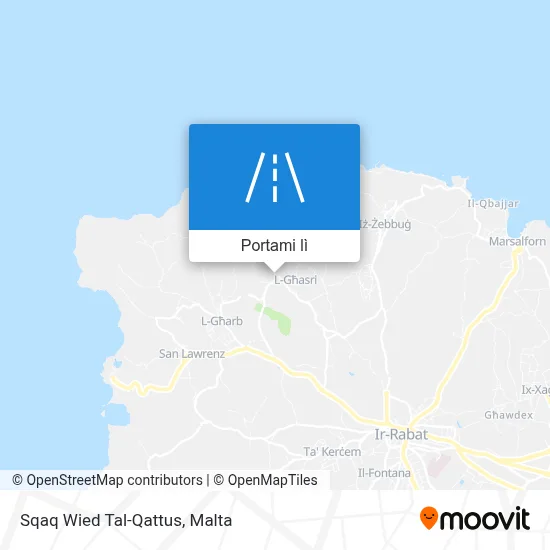 Mappa Sqaq Wied Tal-Qattus