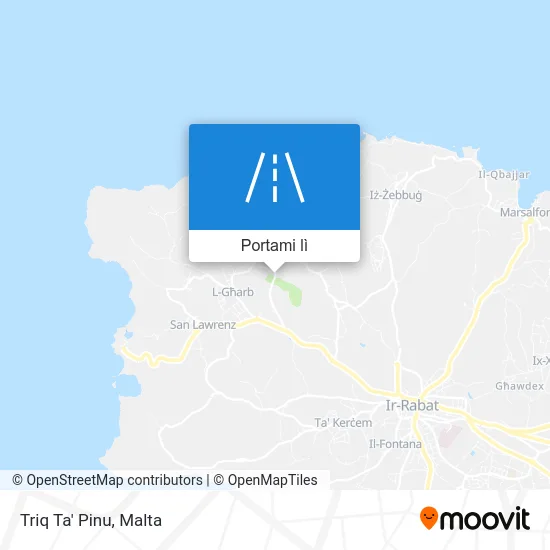 Mappa Triq Ta' Pinu