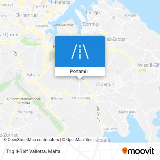 Mappa Triq Il-Belt Valletta