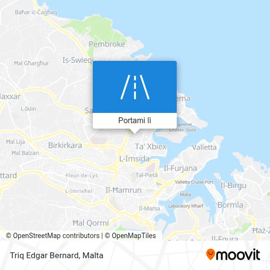 Mappa Triq Edgar Bernard