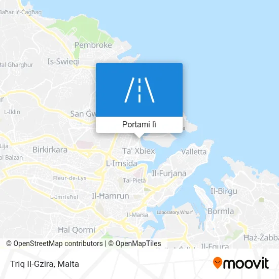 Mappa Triq Il-Gzira