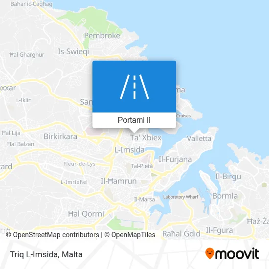 Mappa Triq L-Imsida