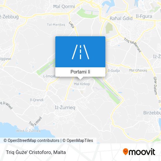 Mappa Triq Ġuże' Cristoforo