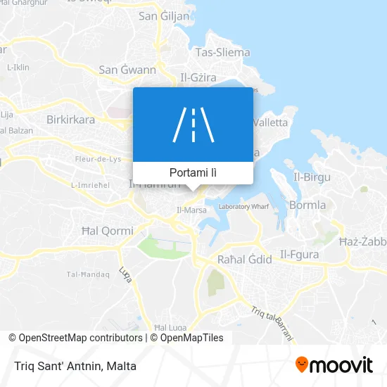 Mappa Triq Sant' Antnin