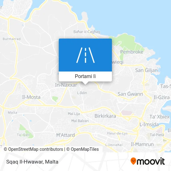 Mappa Sqaq Il-Hwawar