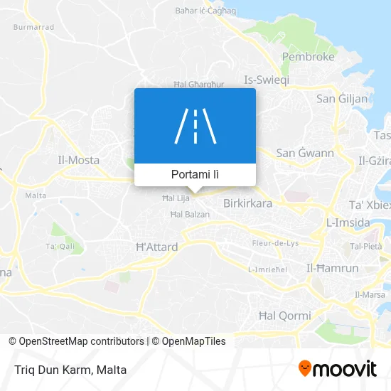 Mappa Triq Dun Karm