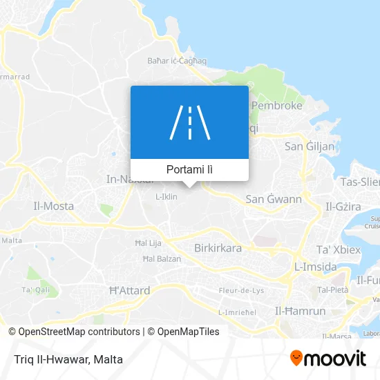 Mappa Triq Il-Hwawar