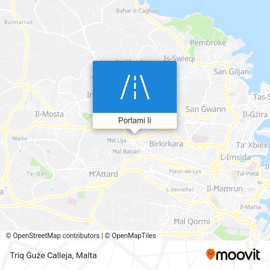 Mappa Triq Ġuże Calleja