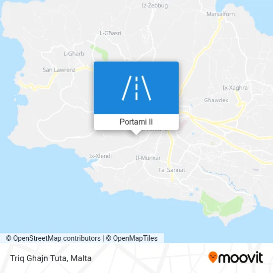Mappa Triq Ghajn Tuta