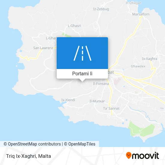 Mappa Triq Ix-Xaghri